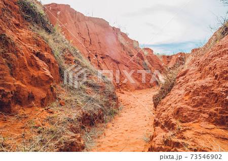 red canyon near Mui Ne, southern Vietnam 73546902