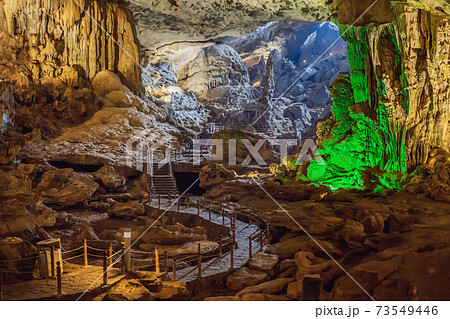 Hang Sung Sot Grotto Cave of Surprises, Halong Bay, Vietnam 73549446