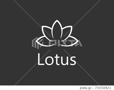 Flower, lotus icon. Vector illustration, flat design. 73550921