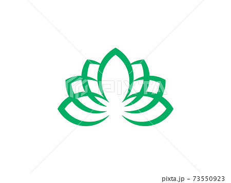 Flower, lotus icon. Vector illustration, flat design. 73550923