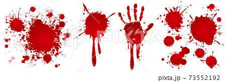 blood splatter splash drop paint 73552192