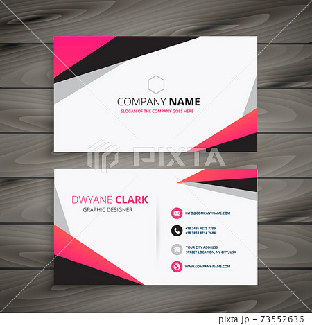 abstract business card 73552636