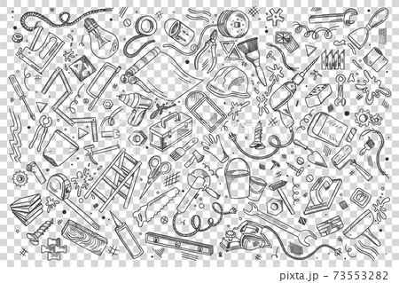 Repairs doodle set 73553282