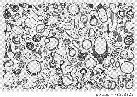 Jewelry doodle set 73553325