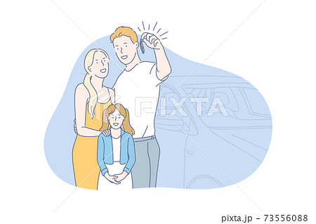 Car, buy, family concept Car, buy, family concept 73556088