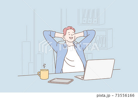 Freelance, passive income concept. Freelance, passive income concept. 73556166