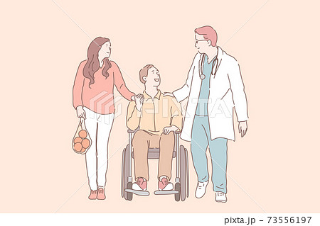 Disability, injury, health, support concept. 73556197