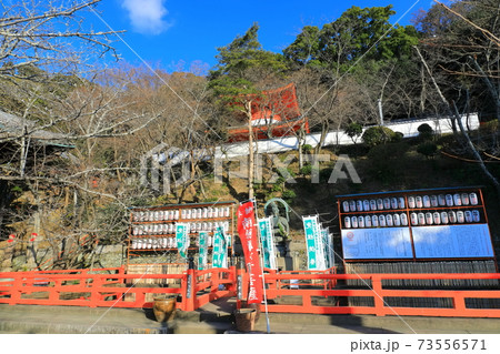 【和歌山県】晴天下の紀三井寺（多宝塔） 73556571