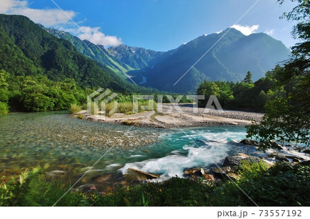 信州 上高地　夏景色 73557192