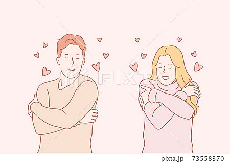Family, selflove, relationship concept Family, selflove, relationship concept 73558370
