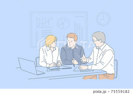 Business session, cooperation, teamwork concept 73559182