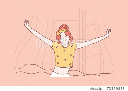 Wake up, new day, bedroom 73559853