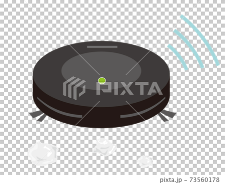 Vector illustration of robot vacuum cleaner Home appliances Vector illustration of robot vacuum cleaner Home appliances 73560178