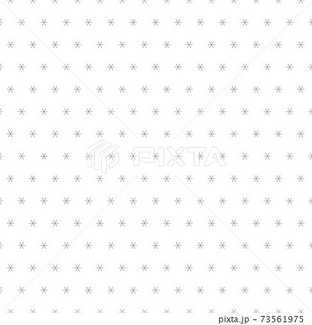 壁紙に最適なシームレスな星のパターン 白バックのイラスト素材