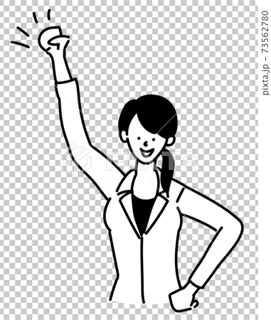 Business scene suit woman pose 73562780