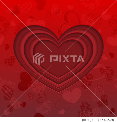 Red cut paper heart wallpaper Red cut paper heart wallpaper 73563576