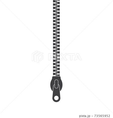 Close Zipper minimal logo. Zip iicon 73565952