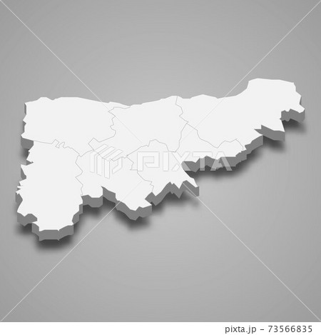 3d isometric map of Komarom-Esztergom is a county of Hungary 3d isometric map of Komarom-Esztergom is a county of Hungary 73566835