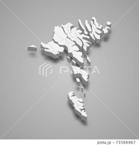 3d isometric map of Faroe Islands is a region of Denmark, vector 3d isometric map of Faroe Islands is a region of Denmark, vector 73566967