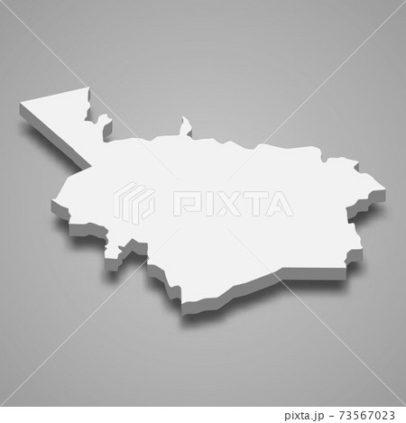 3d isometric map of Al Jawf is a Region of Saudi Arabia 73567023