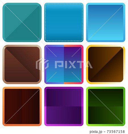 Rounded square color frames Rounded square color frames 73567158