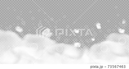 Bath foam with bubbles isolated on transparent background. Realistic soap lather texture. Vector illustration of shampoo, gel or mousse suds overlay effect Bath foam with bubbles isolated on transparent background. Realistic soap lather texture. Vector illustration of shampoo, gel or mousse suds overlay effect 73567463