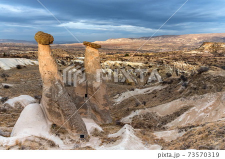 Landscape photo of the three beauties at Urgup, Turkey 73570319