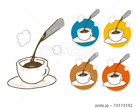 コーヒーを淹れる　アイコン 73573592