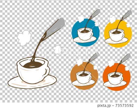 コーヒーを淹れる　アイコン 73573592
