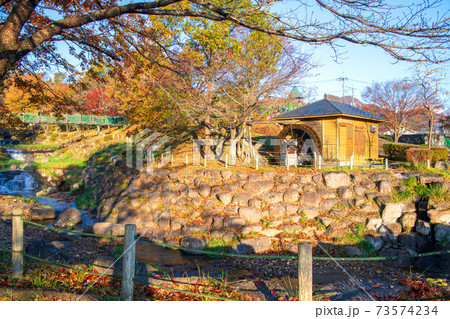 矢瀬親水公園 マイクロ水力発電所 矢瀬遺跡 秋の景色 矢瀬親水公園 マイクロ水力発電所 矢瀬遺跡 秋の景色 73574234