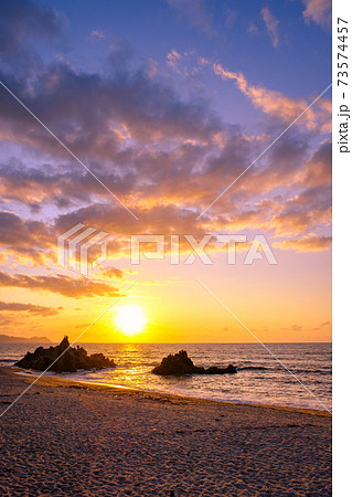 水晶浜(夕景) 水晶浜(夕景) 73574457