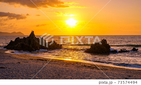 水晶浜(夕景) 水晶浜(夕景) 73574494