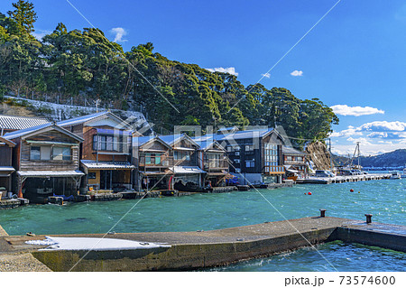 京都 伊根の舟屋(冬) 京都 伊根の舟屋(冬) 73574600