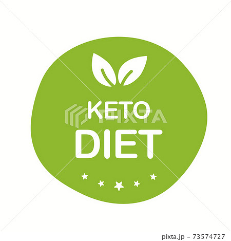 Keto icon badge logo. Ketogenic vector diet stamp isolated health symbol background. 73574727