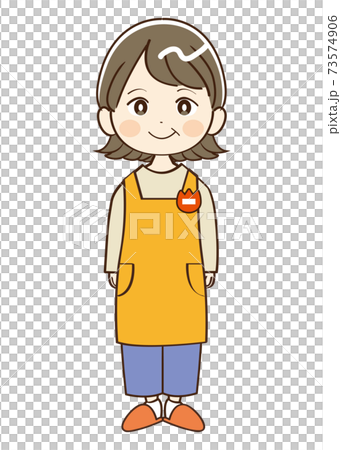 女中幼兒園老師的微笑 女中幼兒園老師的微笑 73574906