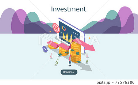 management or return on investment concept. online business strategic for financial analysis. isometric design vector illustration. template for web landing page, banner, presentation, social media. management or return on investment concept. online business strategic for financial analysis. isometric design vector illustration. template for web landing page, banner, presentation, social media. 73576386