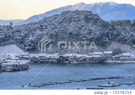 京都 伊根湾風景(冬) 京都 伊根湾風景(冬) 73576714