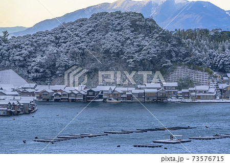 京都 伊根湾風景(冬) 京都 伊根湾風景(冬) 73576715