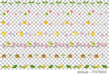 Spring decoration line - Stock Illustration [73579816] - PIXTA