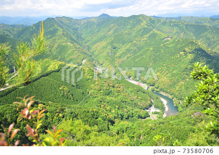 嶽の森山から古座川を望む 73580706