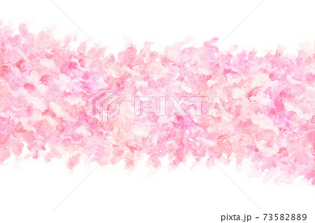 ピンク アブストラクト 花 春 水彩 背景のイラスト素材 7358