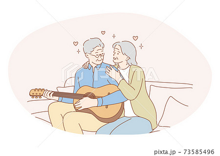Senior elderly couple living happy active lifestyle concept 73585496