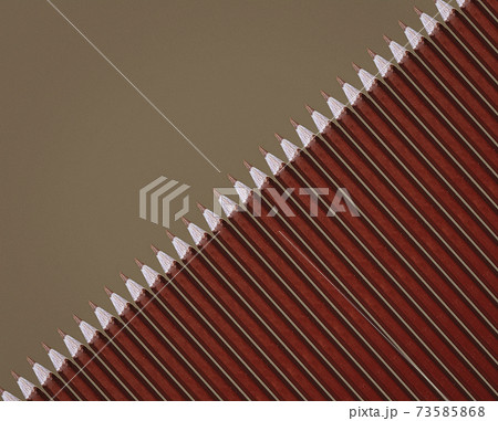 Pattern of brown pencils. 73585868