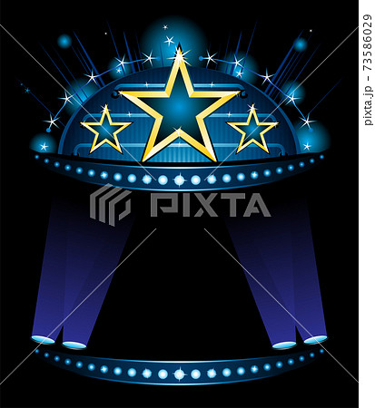 Announcement of great entertainment show 73586029