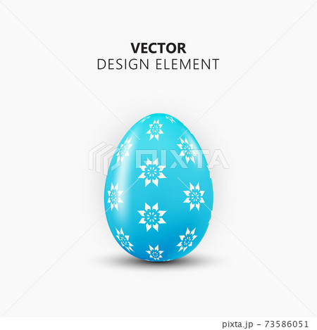 3d realistic Easter egg. Happy Easter Design element. Vector Illustration EPS10 3d realistic Easter egg. Happy Easter Design element. Vector Illustration EPS10 73586051