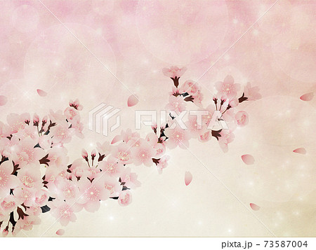 桜 背景素材のイラスト素材