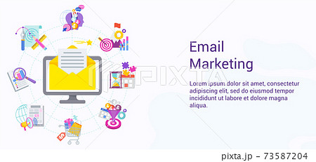 Email marketing strategy. Successful strategy for attracting customers. Email marketing strategy. Successful strategy for attracting customers. 73587204