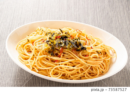高菜明太子スパゲティ。 高菜明太子スパゲティ。 73587527
