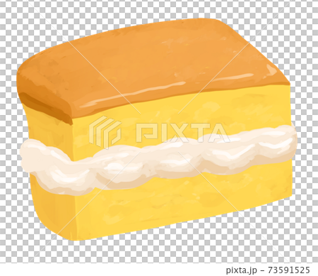 Trendy trend gourmet Taiwan castella cream sandwich 73591525