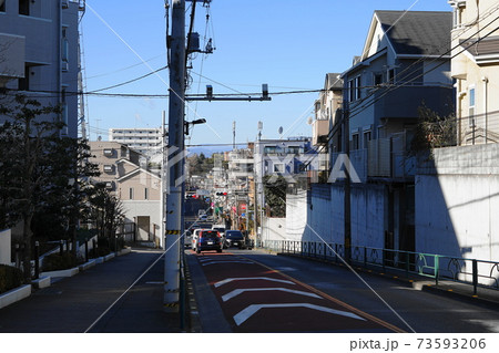 January Kokubunji Tama Ranzaka Kokubunji Stock Photo